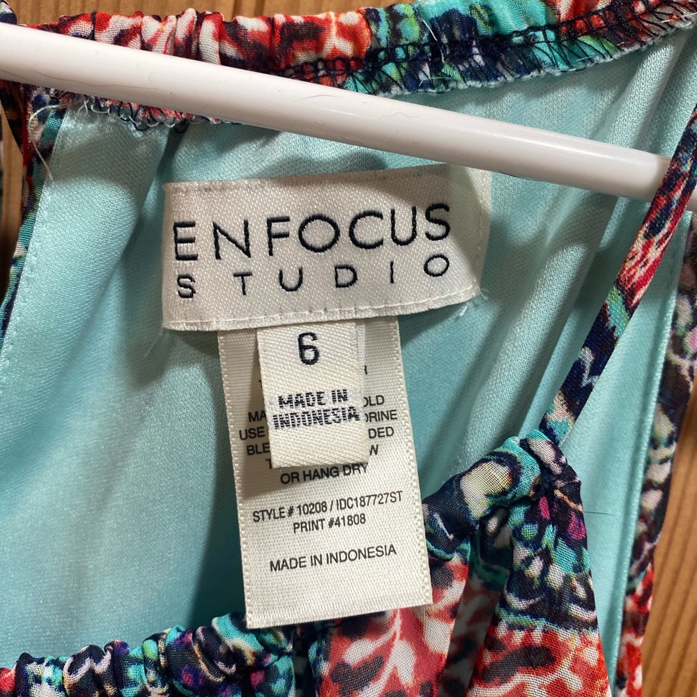 Enfocus Studio Multicolor Paisley Maxi Dress - Picture 4 of 7